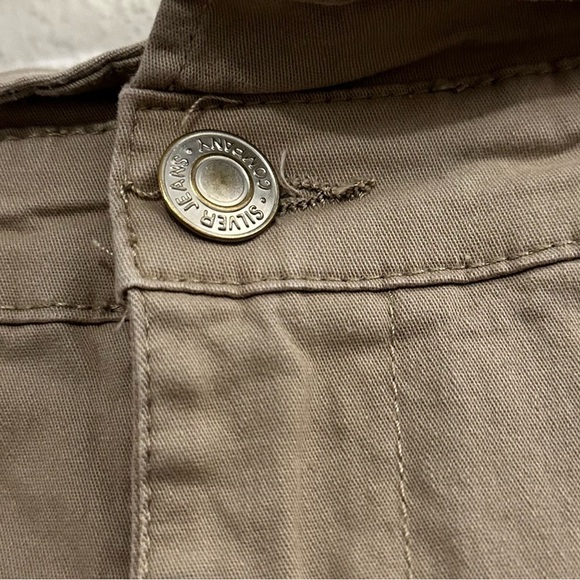 Women’s frill top high waist adorable silver brand shorts size 10 - Picture 2 of 7